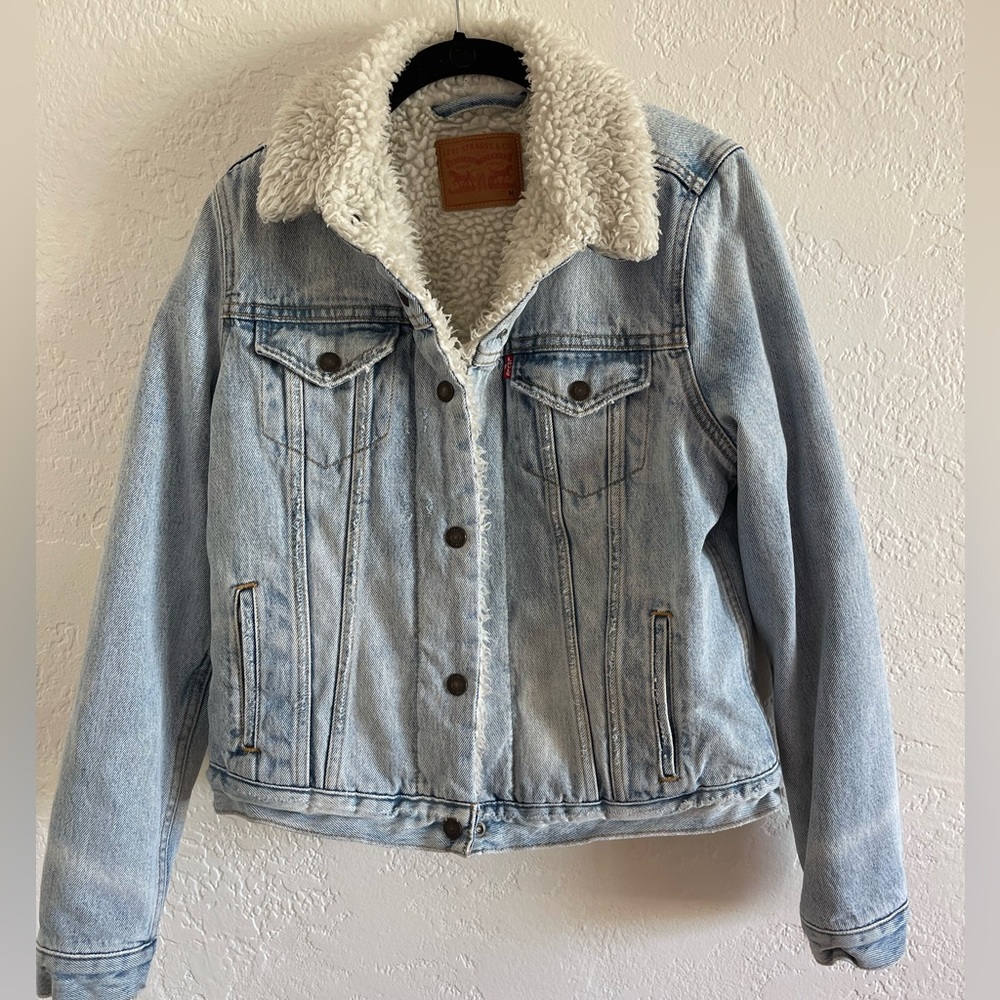 Levi Strauss Shearling Denim Jacket